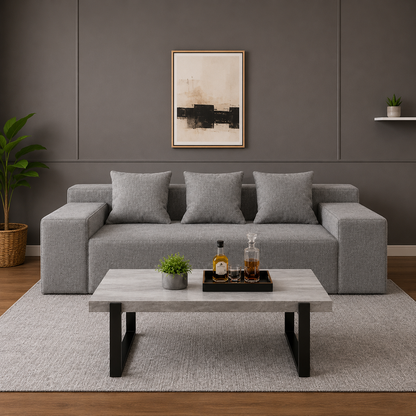 GoShipFurniture Modular Living Room Set – 105" Sofa & 47" Coffee Table