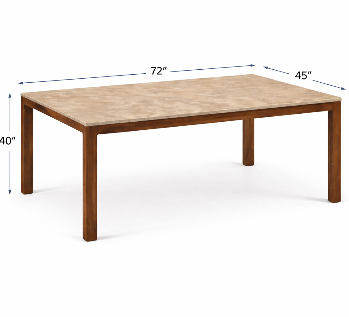 GoShipFurniture Upholstered Dining Chair with dining table – Solid Wood Frame, Curved Back