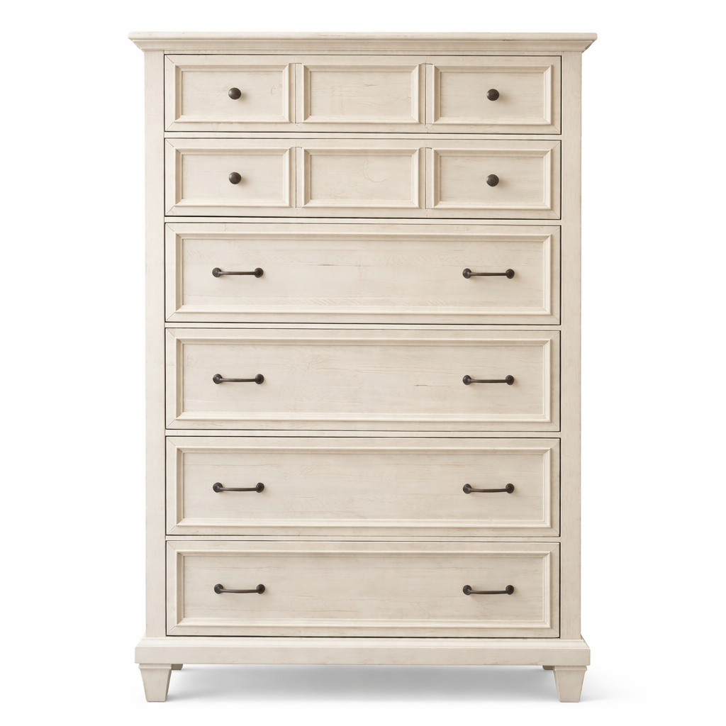 GoShipFurniture 7-Drawer Vertical Storage Chest – 58" Tall Organizer