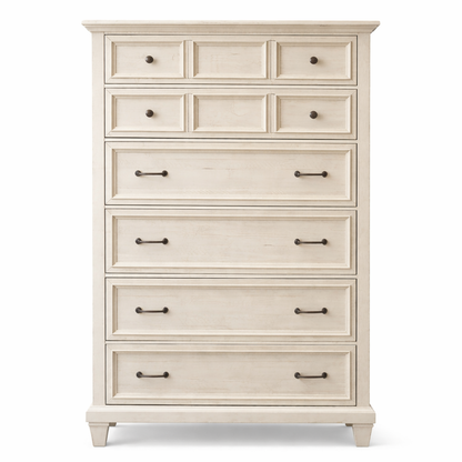 GoShipFurniture 7-Drawer Vertical Storage Chest – 58" Tall Organizer