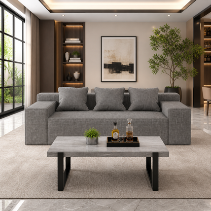 GoShipFurniture Modular Living Room Set – 105" Sofa & 47" Coffee Table