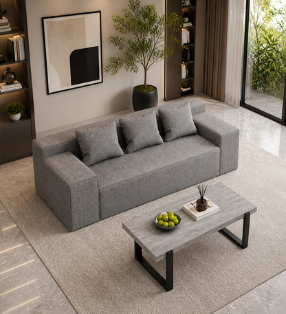 GoShipFurniture Modular Living Room Set – 105" Sofa & 47" Coffee Table