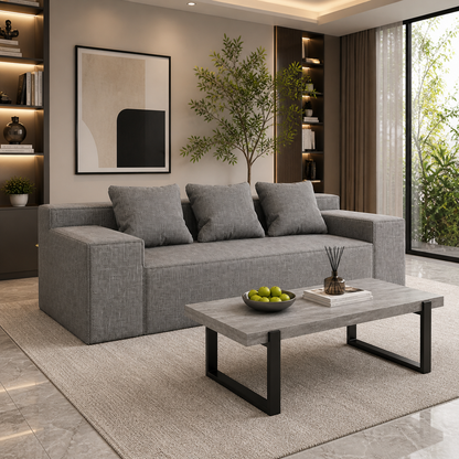 GoShipFurniture Modular Living Room Set – 105" Sofa & 47" Coffee Table